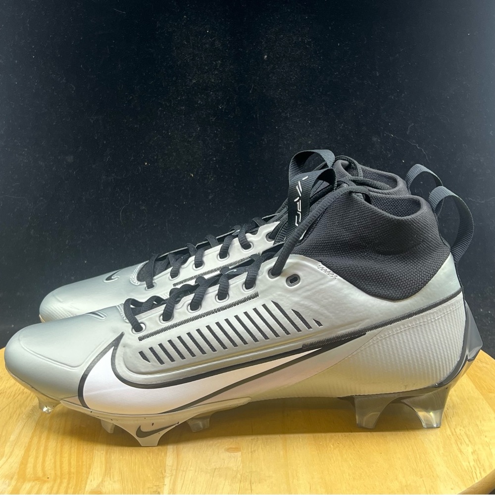 Nike Vapor Edge Pro 360 2 Light Smoke Grey Black Cleats DA5456-002 Men's Sizes - Picture 6 of 9